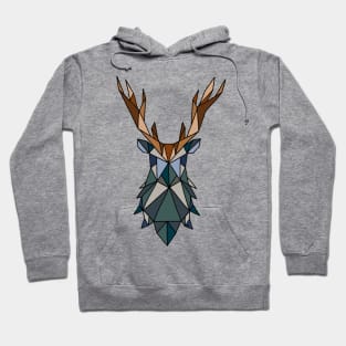 Geometric Deer Hoodie